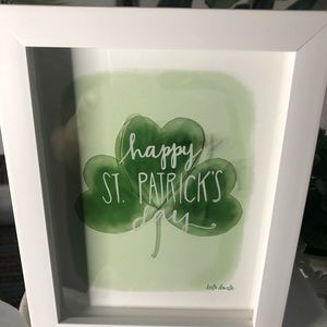 🍀NWT St Patrick’s Day Framed Wall Art